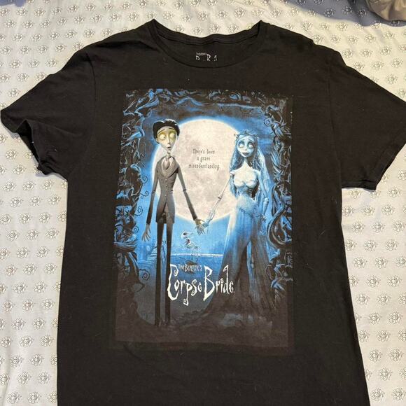 Black and grey corpse bride t shirt - Picture 1 of 3